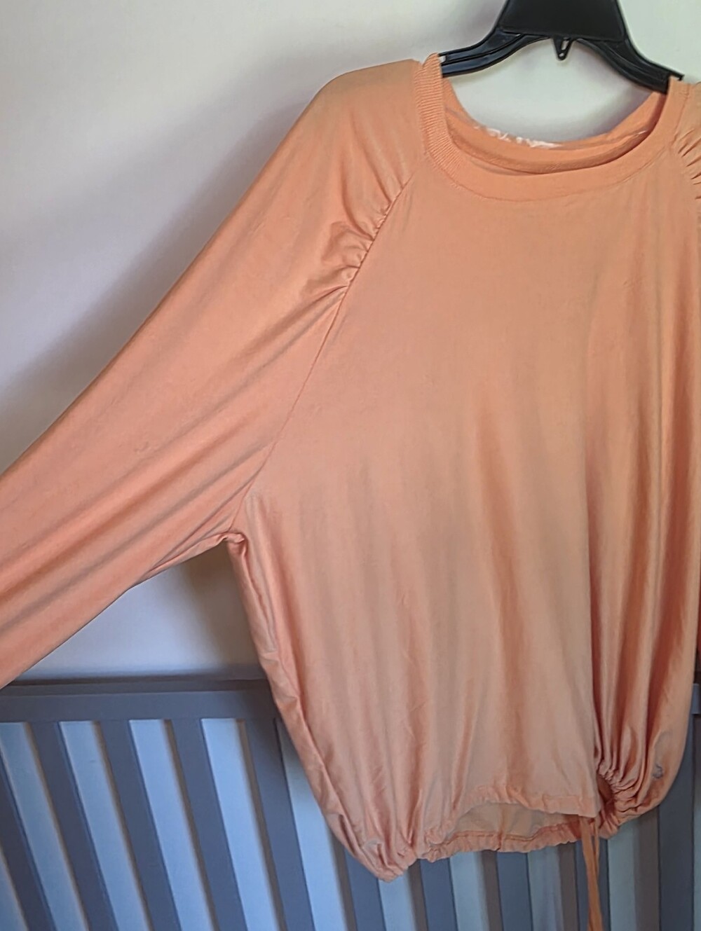 Pro Player Light Orange Coral Long-Sleeve Lightweight Pullover Size XL NWT - Picture 2 of 9